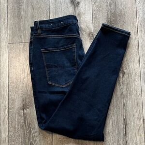 American Eagle Outfitters Women's Dark Blue Jeggings